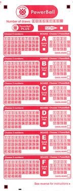 &quot;Powerball Lottery Numbers List